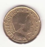 Luxemburg 20 eurocenți 2013 XF - Henri I ,2nd map