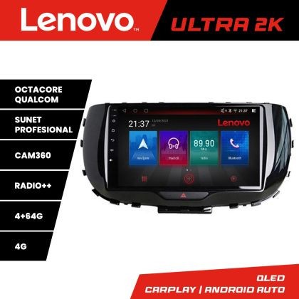 Navigatie Mitsubishi Space Star Mirage Attrage 2012- 8 core QLED Qualcomm 4+64 360 Android Waze USB Navigatie Internet Youtube Radio Lenovo CarStore T