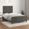 vidaXL Cadru de pat fără saltea Gri &icirc;nchis 120x190 cm catifea 3270591