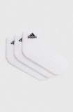 adidas șosete 3-pack culoarea alb HT3441