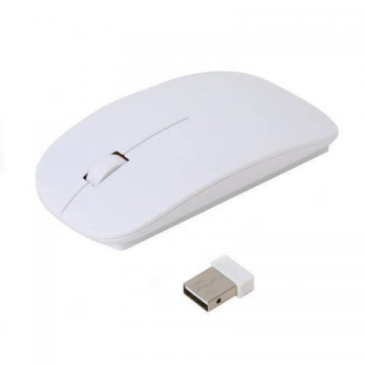Mouse wireless USB 1000dpi alb Omega foto