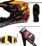 Cumpara ieftin Set Casca Moto ATV Enduro + Ochelari Manusi Cagula Oem Marimi S M L XL