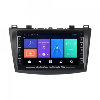 Navigatie dedicata cu Android Mazda 3 2009 - 2013, 1GB RAM, Radio GPS Dual foto