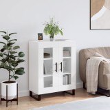 vidaXL Dulap, alb extralucios, 69,5x34x90 cm, lemn compozit