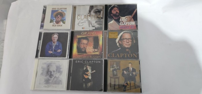 ERIC CLAPTON LOT 9 CD-URI AUDIO , STARE FOARTE BUNA .