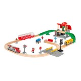 Set trenulet cu gara BRIO, 3+ ani