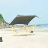 Umbrar strand Bernheze 270x270x210cm gri [pro.tec] HausGarden Leisure, [pro.tec]