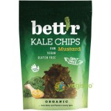 Chips-uri din Kale cu Mustar Raw fara Gluten Ecologice/Bio 30g