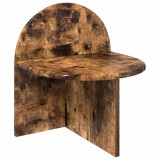 vidaXL Noptieră Stejar Afumat 40 x 35,5 x 45,5 cm Lemn prelucrat 8001141