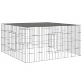 Cumpara ieftin Cusca pentru iepuri, 110x110x55 cm, fier galvanizat