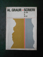 AL. GRAUR - SCRIERI DE IERI SI DE AZI (1970, editie cartonata) foto