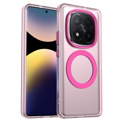 Husa MagSafe pentru Xiaomi Redmi Note 14 Pro+ 5G, Techsuit, CandyCase, Roz foto