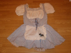 costum carnaval serbare dorothy pentru adulti marime S foto