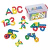 SET CONSTR. PUZZLE CLICK CLICK, 96 PCS, Dede