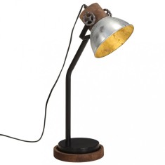 Gossi lampa de birou 25 w, argintiu vintage, 18x18x60 cm, e27