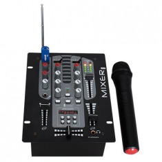 Mixer 2 cai 5 canale cu microfon VHF foto