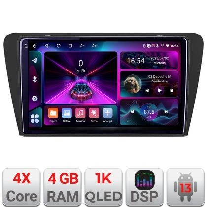 Navigatie Skoda Octavia 3 A-279 4+64 InCell Display 1K Android Waze USB Navigatie Internet Youtube Radio CarStore Technology