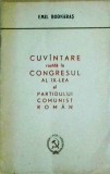 Emil Bodnaras - Cuvantare rostita la congresul al IX-lea al Partidului Comunist