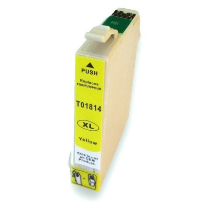 Epson T1814 XL galben (yellow) cartus compatibil - 450 pagini foto