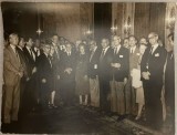 Anii 80, Foto2 mare Nicolae si Elena Ceausescu &icirc;n vizită oficială 24 x18 cm, arhiva Muzeul de Istorie al RSR, comunism, epoca aur, stampila verso