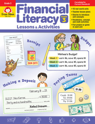 Financial Literacy Lessons and Activities, Grade 3 Teacher Resource foto