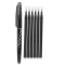 Set Pix negru cu Radiera 0,7mm si 6 Rezerve