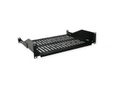 Sertar pentru cabinet 19&quot; 2U 485x350mm max 25kg Negru, Value 26.99.0406