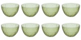 Set boluri, 8 piese, 850 ml, Plastic, Verde