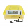 Incubator automat 48 oua 80W, 12V-220V cu rotire automata, control temperatura, umiditate, afisaj digital