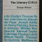 George Watson - The Literary Critics: A Study of English Descriptive Criticism