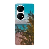 Husa compatibila cu Huawei Nova Y70 model Green sea, Silicon, TPU, Viceversa, Transparent, Carcasa
