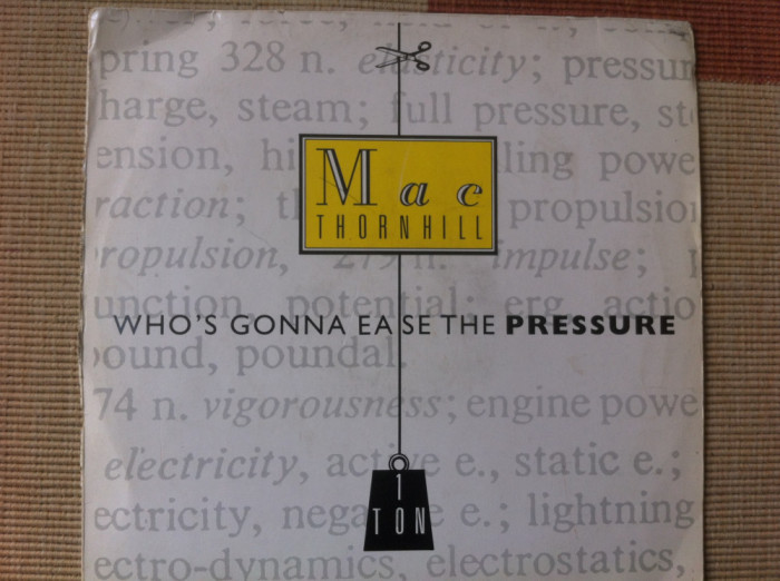 mac thornhill who&#039;s gonna ease the pressure vinyl 12&quot; maxi single muzica house