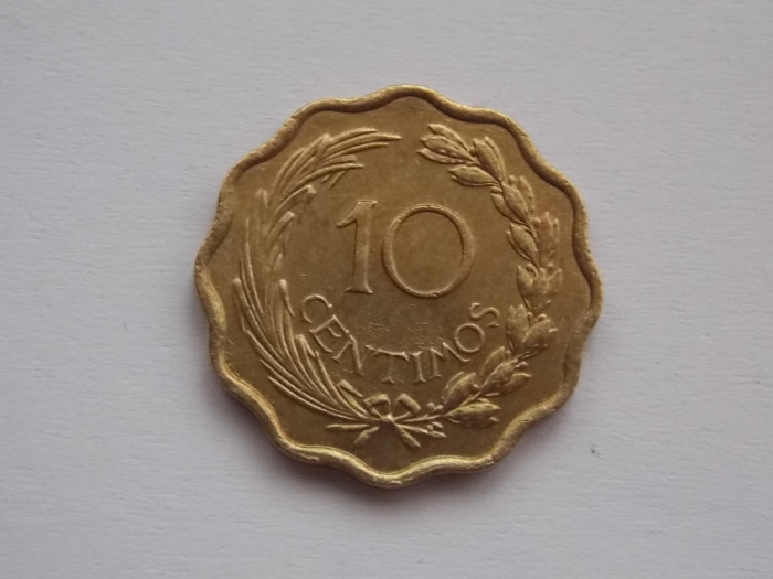 10 CENTIMOS 1953 PARAGUAY