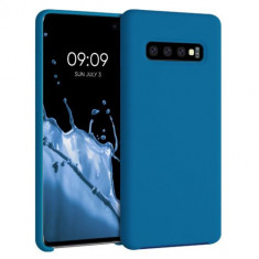 Husa pentru Samsung Galaxy S10 Plus, Silicon, Albastru, 49028.224 foto