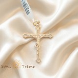 Cumpara ieftin Cruciulita placata cu aur Crucea Binelui