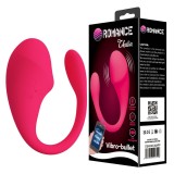 Vibrator Purtabil Romance Thalia Roz 21cm, Control Aplicatie Mobila, 9 Moduri Vibratie, Silicon, Incarcare USB