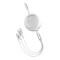 CABLU alimentare/date Baseus Bright Mirror 2 One-for-threeRetractable,USB Type-C la Micro-USB + LightningIphone + USB Type-C 100W