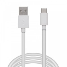 Cablu de date &ndash; USB Type-C &ndash; alb &ndash; 1 m