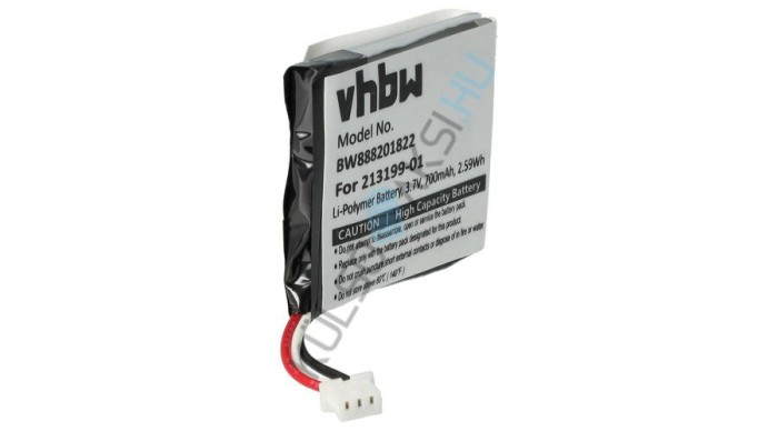 &Icirc;nlocuire baterie pentru căști fără fir VHBW pentru Plantronics 203055-01, 203035-01 - 700 mAh 3,7 V Li-polimer