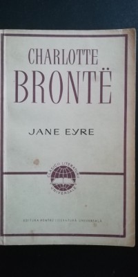 myh 712f - Charlott Bronte - Jane Eyre - ed 1962 foto