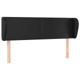 Cumpara ieftin Tablie de pat cu aripioare gri 147x23x78/88 cm piele ecologica