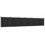 Cumpara ieftin Panou pentru gard, gri, 1045x186 cm, WPC