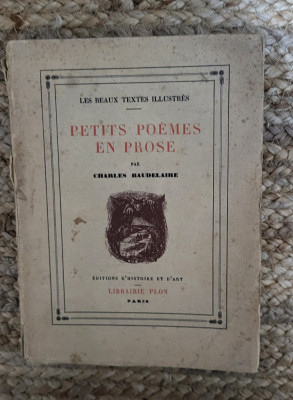 PETITS POEMS EN PROSE-BAUDELAIRE foto