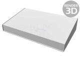 Carcasă desktop aluminiu negru 1456PH1BKBU 356x211x76mm