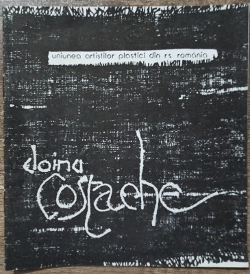 Program expozitie Doina Costache 1987 foto