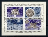 Coliță URSS 1971 - 10 Ani de la Zborul lui Iuri Gagarin, Vostok, Cosmos (Bloc 69) - Ștampilată -A101