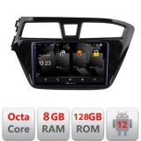 Navigatie HHyundai i20 2015-2018 5960Pro-517 Android Octa Core Qualcomm 2K Qled 8+128 DTS DSP 360 4G Optical CarStore Technology