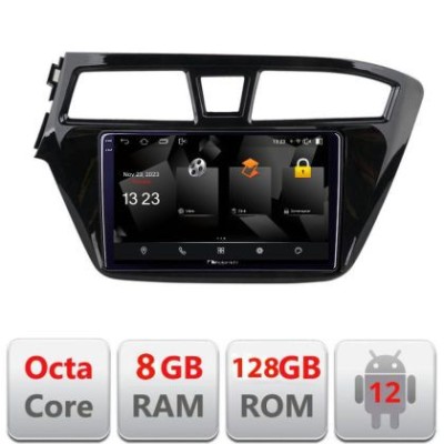 Navigatie HHyundai i20 2015-2018 5960Pro-517 Android Octa Core Qualcomm 2K Qled 8+128 DTS DSP 360 4G Optical CarStore Technology foto
