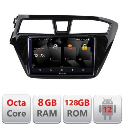 Navigatie HHyundai i20 2015-2018 5960Pro-517 Android Octa Core Qualcomm 2K Qled 8+128 DTS DSP 360 4G Optical CarStore Technology
