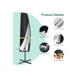 Husă pentru umbrelă de grădină 420D Oxford 265x40/70/50 cm neagră